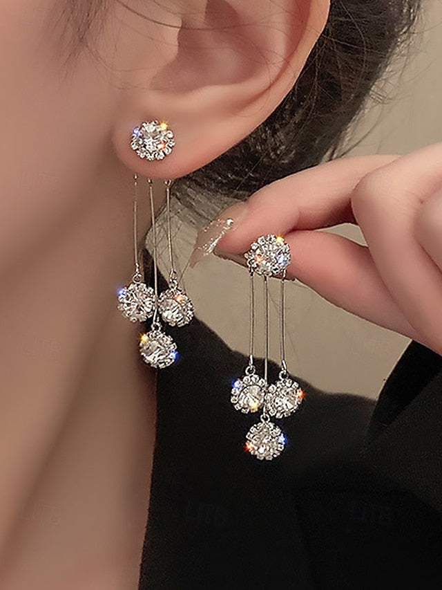 Sparkling Dangle for Women – Earrings Elegant Crystal
