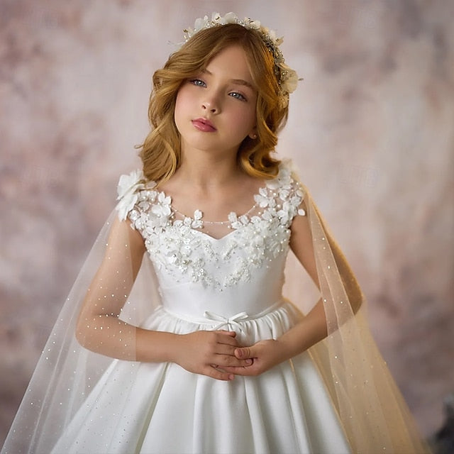 Formal Girls' Dress Flower First Communion Girl