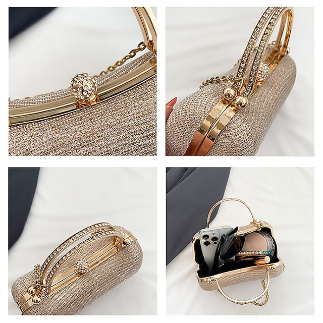 Sac à main en cuir pour femme, pochette de soirée en PU