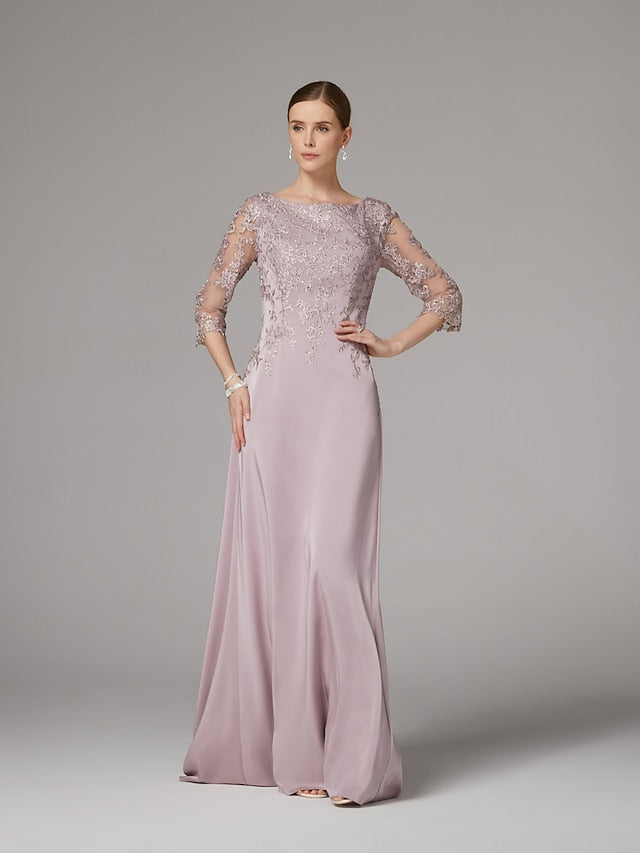 Wedding of Dress the Mother Bride Elegant Sheath Beach