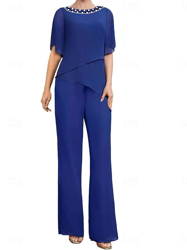 Pantsuit Elegant Wedding of the Dress Mother Guest Bride Simple