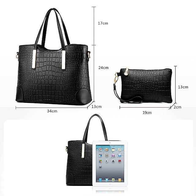 Boston Schultertasche PU Handtasche Damen Crossbody