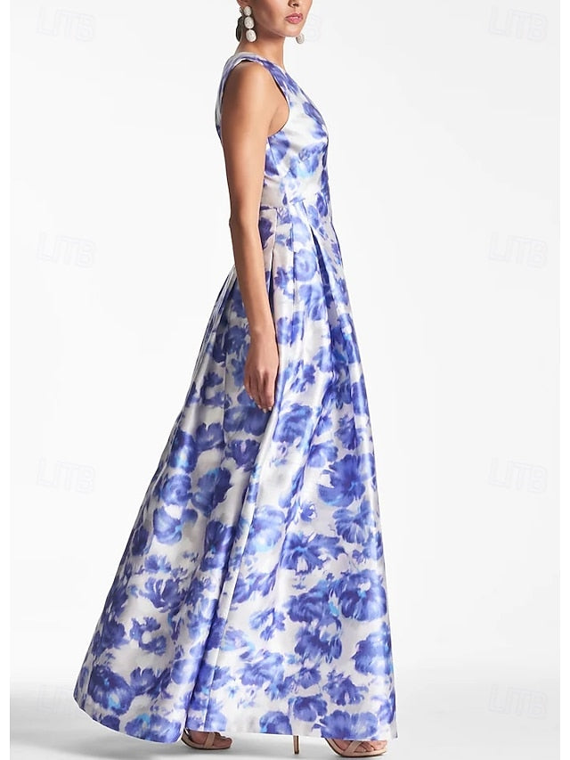 Formal Evening Dress Gown Wedding A-Line High Beach Split