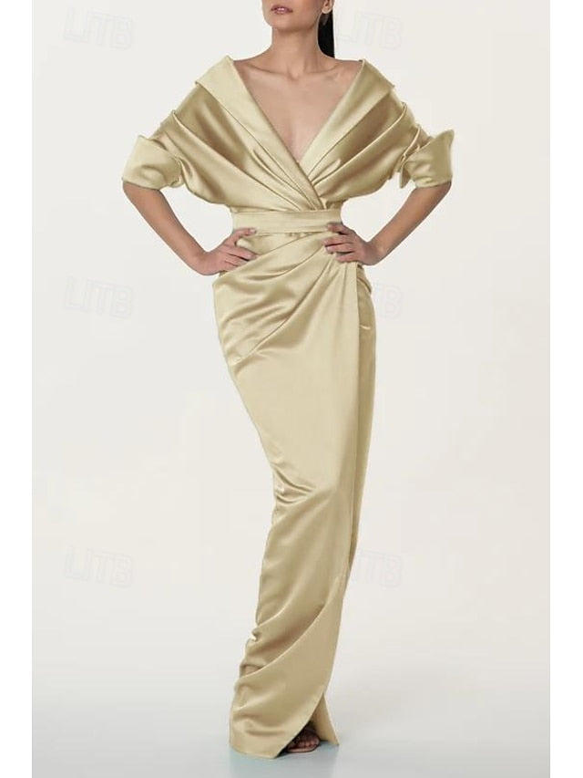 Bride Mother / of the Elegant Trumpet Dress Simple Mermaid