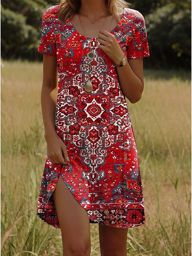 Women's Mini Dress Casual Dress Petite Dress T Shirt Dress – Adorher