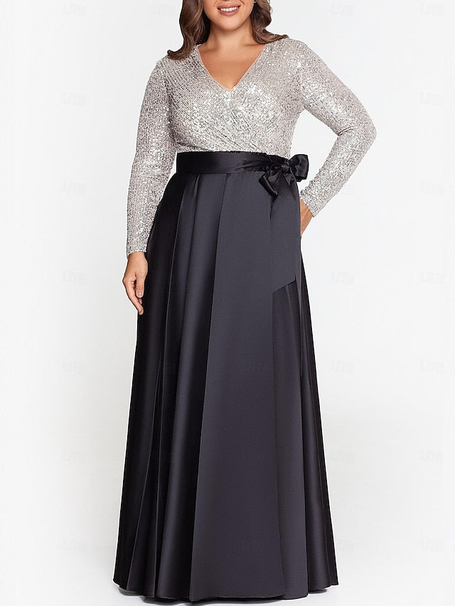 Length Dress Formal Elegant Long Gown A-Line Floor Evening