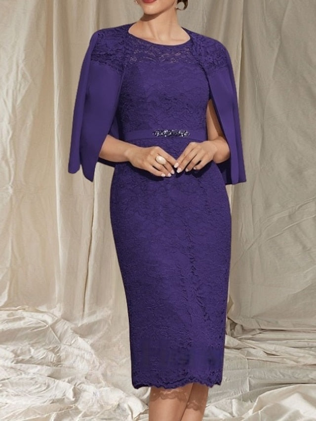 the Two Dress / Bride of Mother Wedding Sheath Piece Column