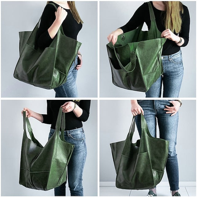 Sac à main en cuir PU pour femme et homme