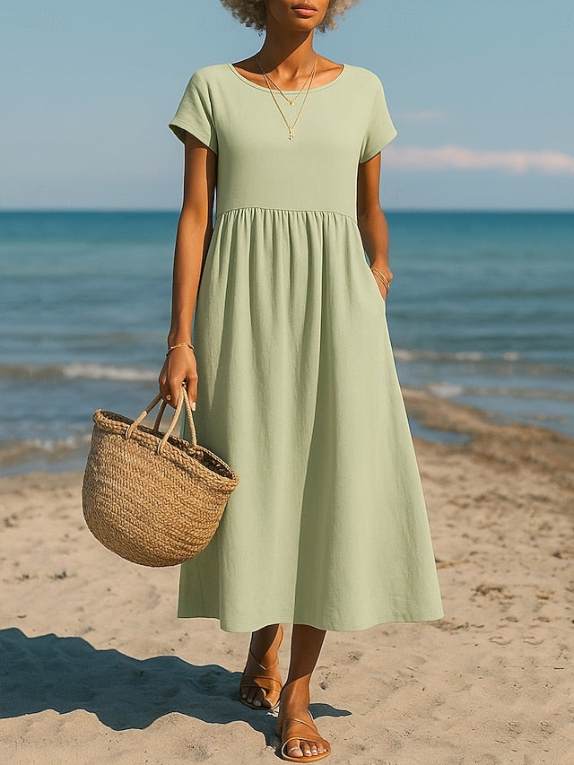 Women's Maxi Dress A Line Dress Vacation Casual Boho Daily