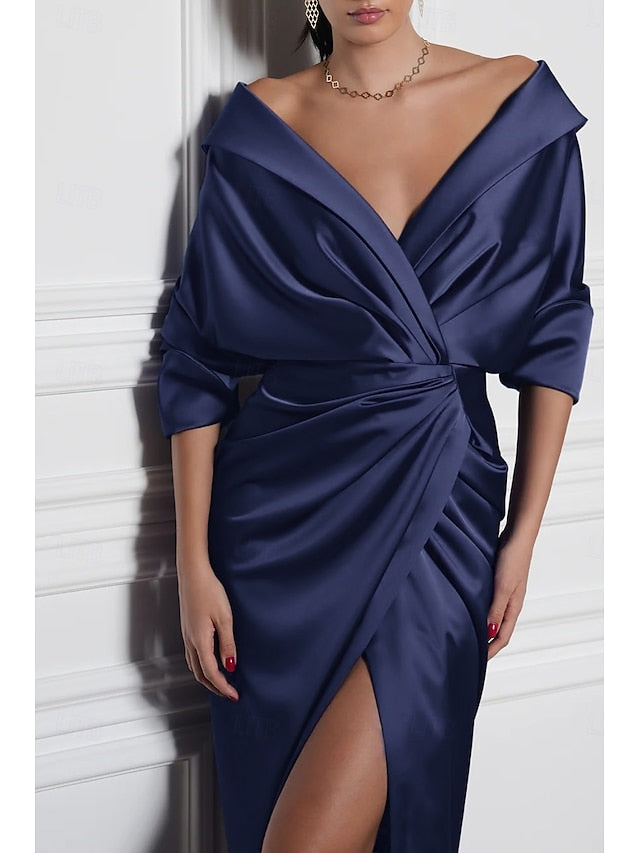 Bride Mother / of the Elegant Trumpet Dress Simple Mermaid
