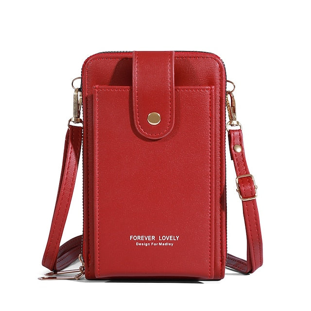 Handy PU Damen Tasche Schulter Crossbody