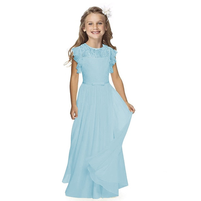 Wedding Party Flower Girl Girls' Dress Performance