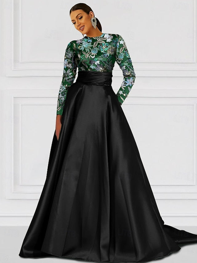 Elegant Floor Dress Wedding A-Line Evening Formal Gown Length