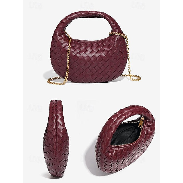 Bag Evening Handbag Leather Women's PU Party Wristlet