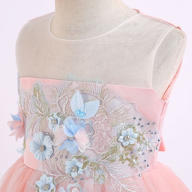 Party Girls' Girl Kids Flower Dress