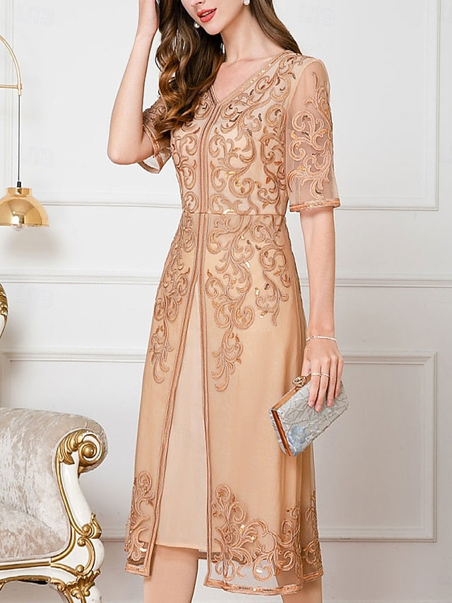 Wedding the Chinese Bride Mother Dress of Elegant Guest