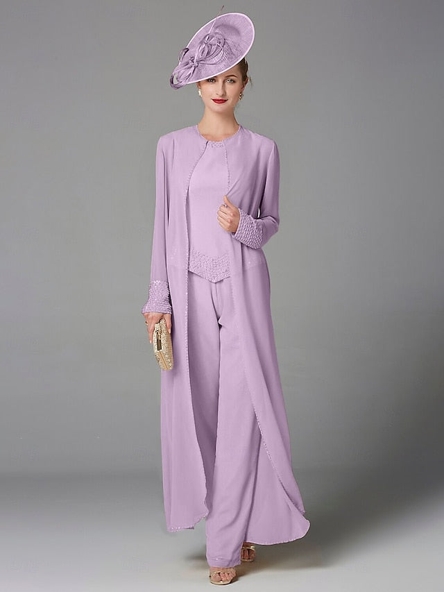 of Beach Bride the 3 Mother Wedding Formal Pantsuit Piece
