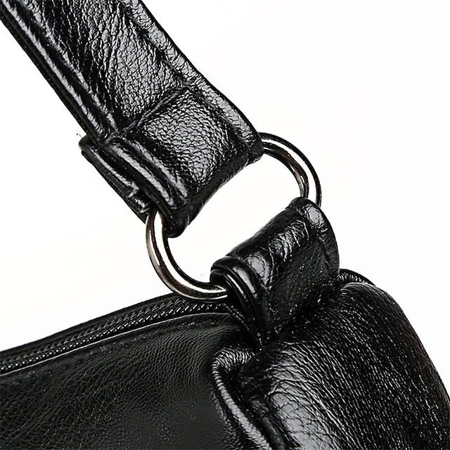 Crossbody Black Stylish Women's Bag – Faux Leather