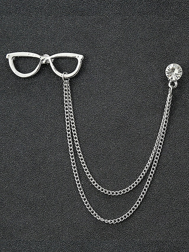 Christmas Reindeer Men's Collar Pins Elegant – Alloy