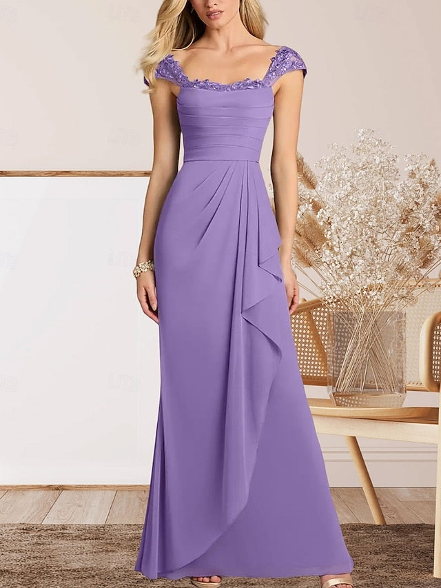 Bride A-Line Mother of the Dress Elegant Wedding Guest