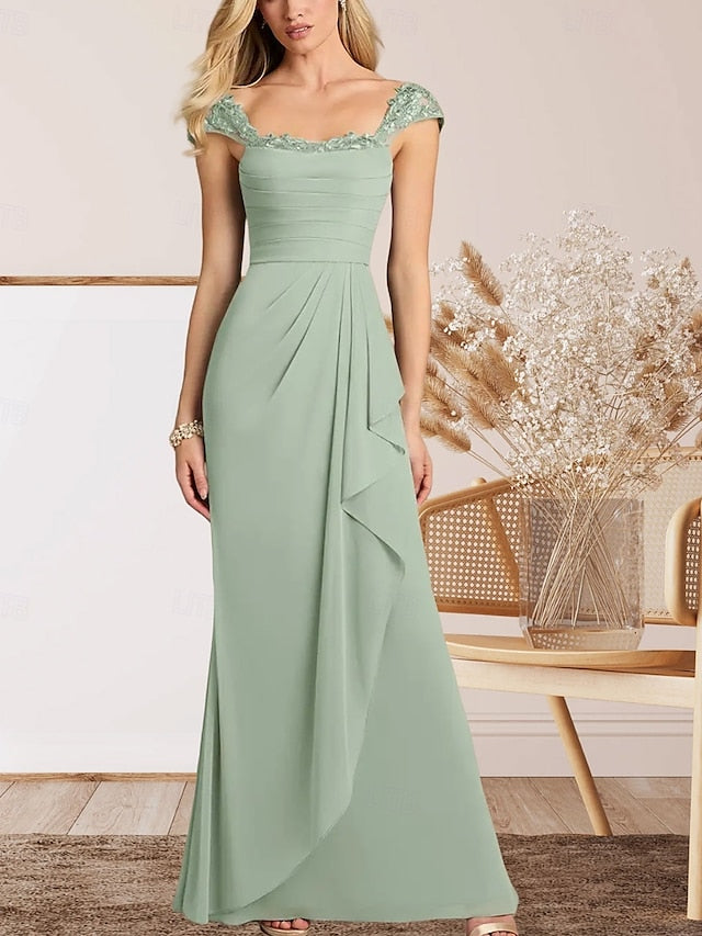 Bride A-Line Mother of the Dress Elegant Wedding Guest
