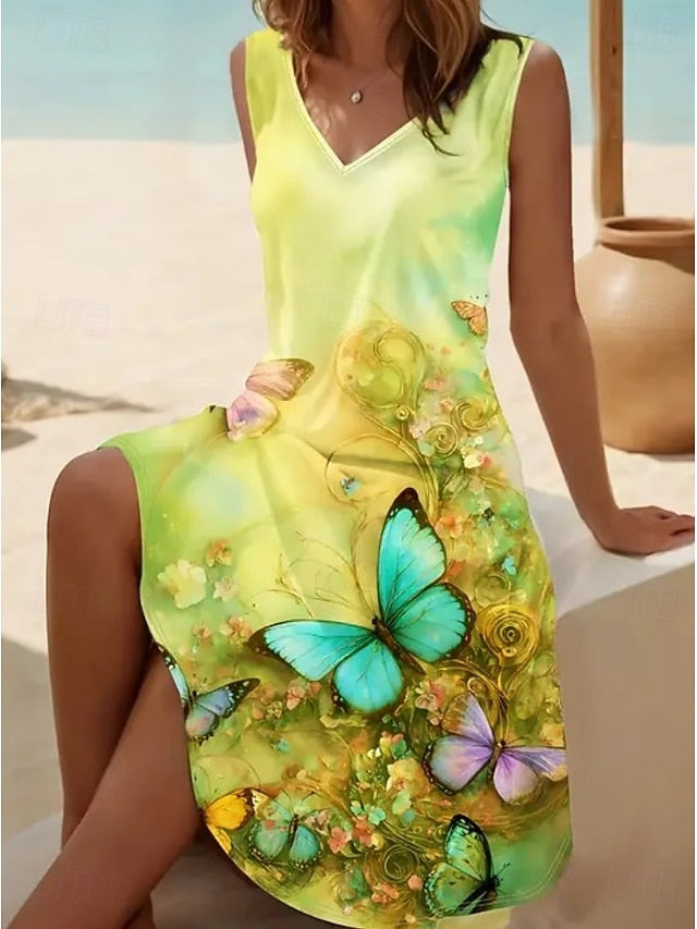 Women's Mini Dress Sundress Vacation Party Casual Daily