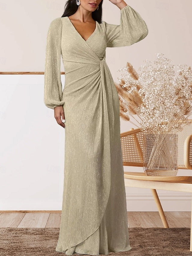 of Bride Mother V Elegant Sweet A-Line Dress Guest the Wedding