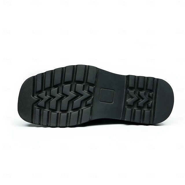 -Classic Leather Suede Cowhide Loafers Men's Business