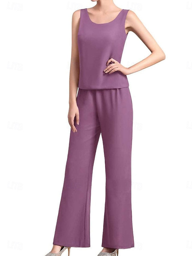 Elegant Bride Pantsuit Dress the of Wedding Simple Guest Mother