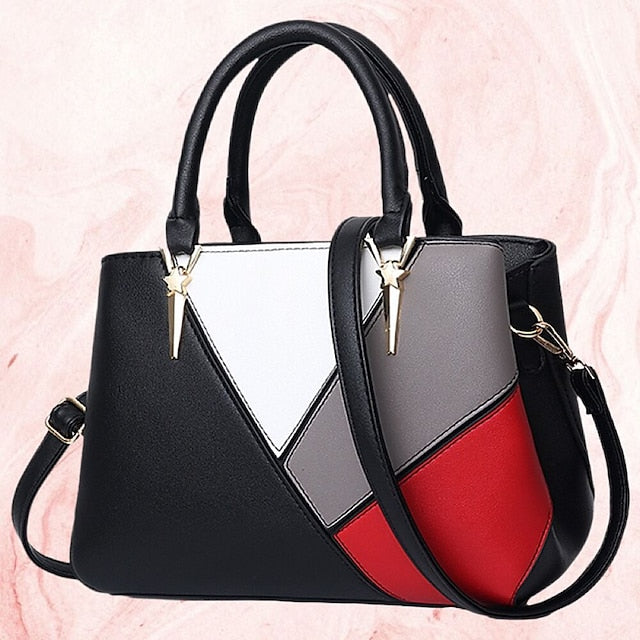 Shoulder Diaper Handbag PU Bag Women's Tote Leather