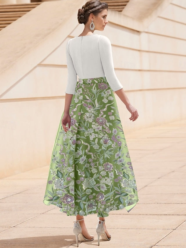the of Elegant Mother Wedding A-Line Dress Bride Beach