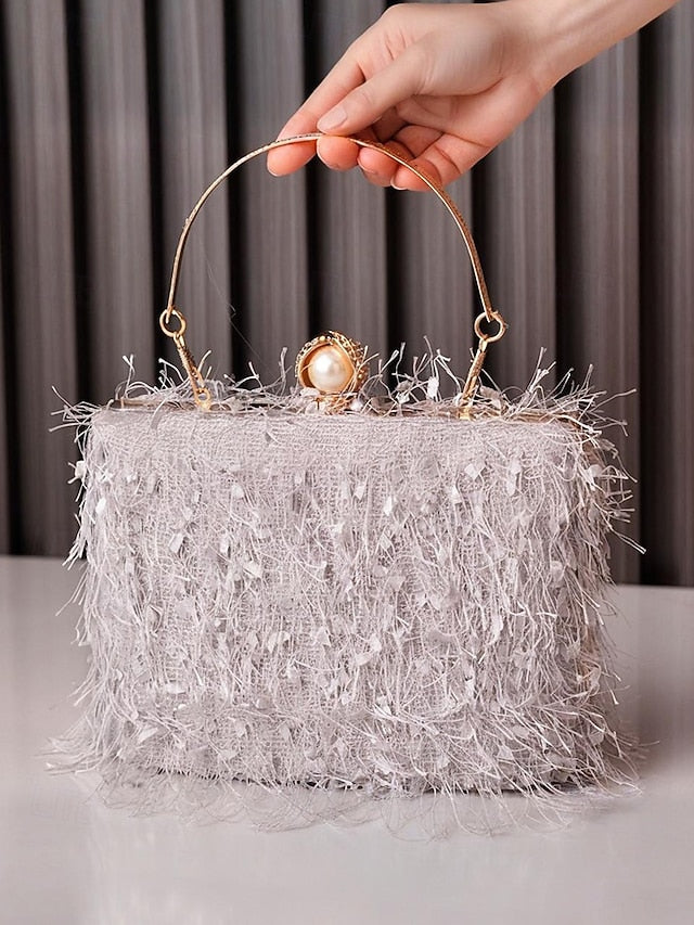 Women's Red Party Handbag – Green Christmas Elegant