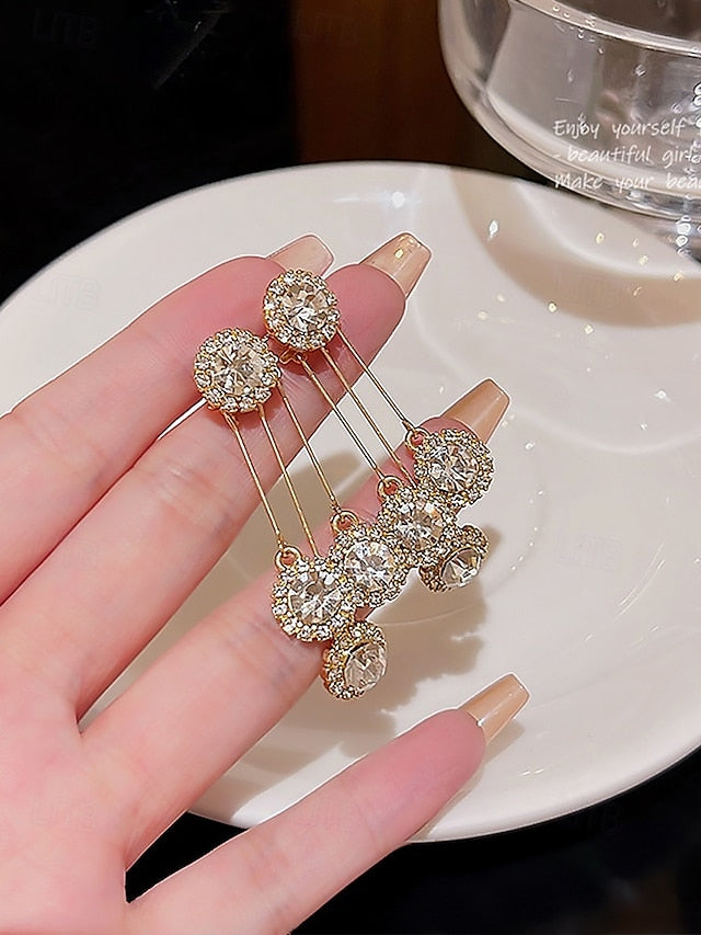 Sparkling Dangle for Women – Earrings Elegant Crystal