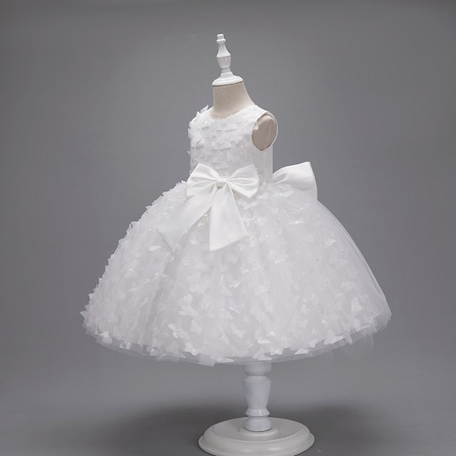 Dress Flower Party Kids Girl Butterfly Girls'
