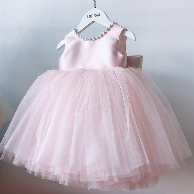 Wedding Party Flower Dress Girls' Princess Girl
