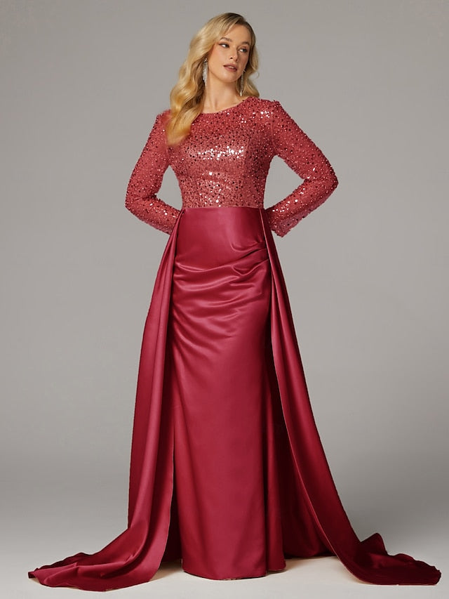 Dress Floor Elegant Carnival Evening Gown Mermaid Masquerade