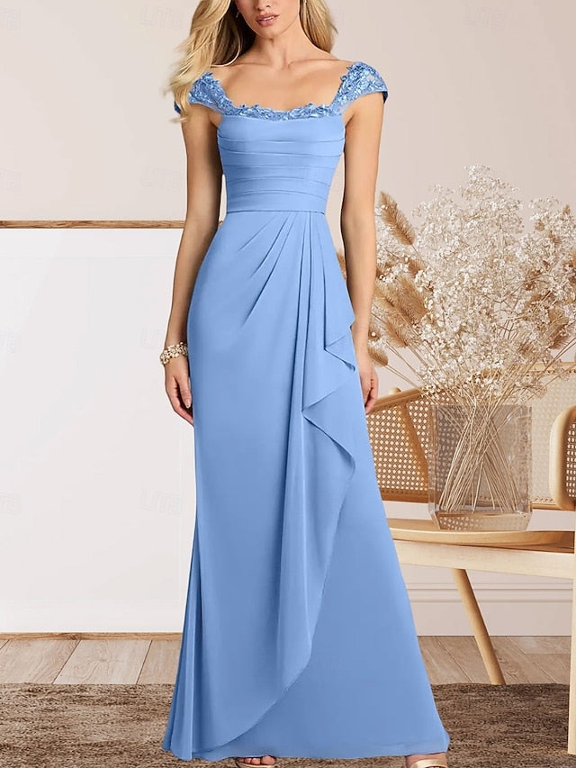 Bride A-Line Mother of the Dress Elegant Wedding Guest