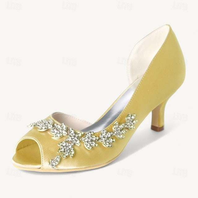 Bridal Women's Bling Shoes Wedding Sparkling