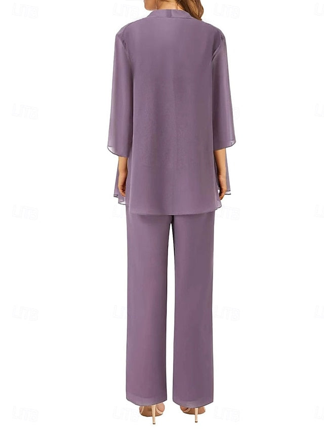 of Mother Bride Guest Dress Pantsuit Elegant Simple Wedding the