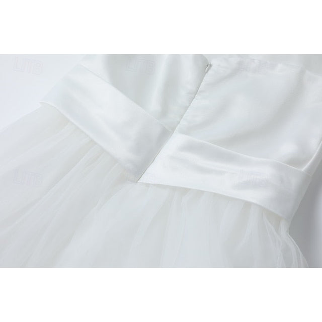 Kids Flower Girl Girls' Sleeveless Dress Wedding