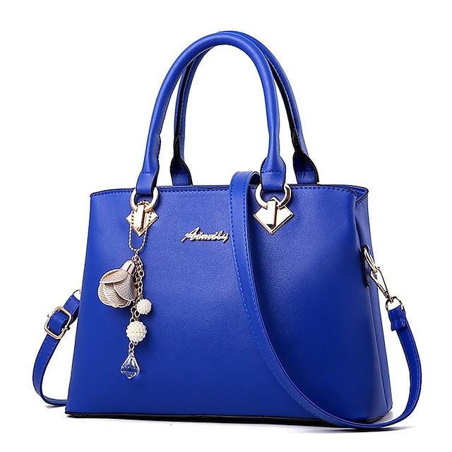 Sac à main blanc en similicuir doré pour femme avec élégant cuir