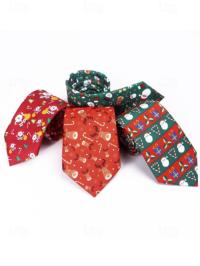 – Festive Holiday Neckwear Christmas Men's Ties and Fun