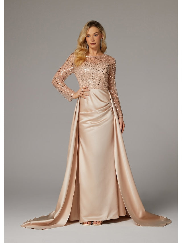 Dress Floor Elegant Carnival Evening Gown Mermaid Masquerade