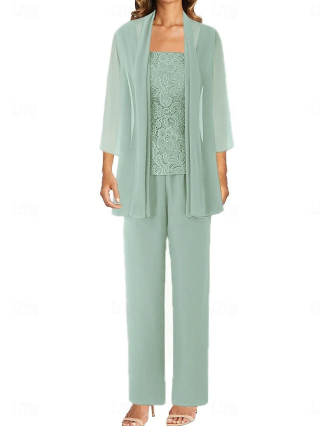 of Mother Bride Guest Dress Pantsuit Elegant Simple Wedding the