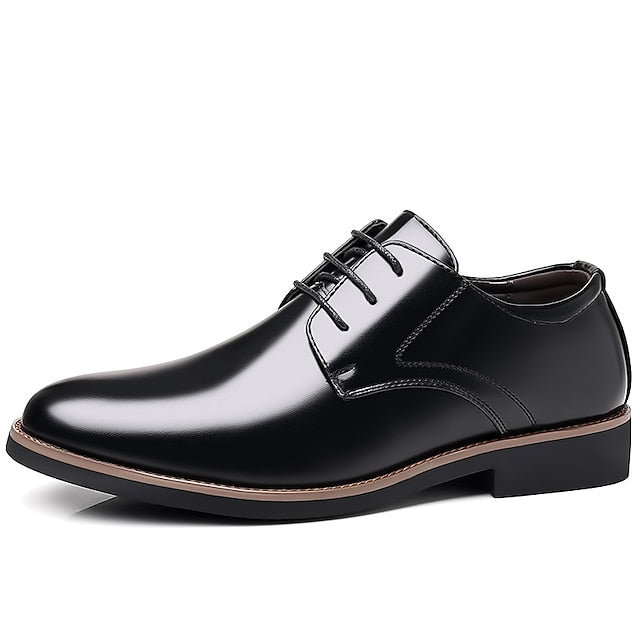 Derby Formal Men's Oxfords Leather Shoes