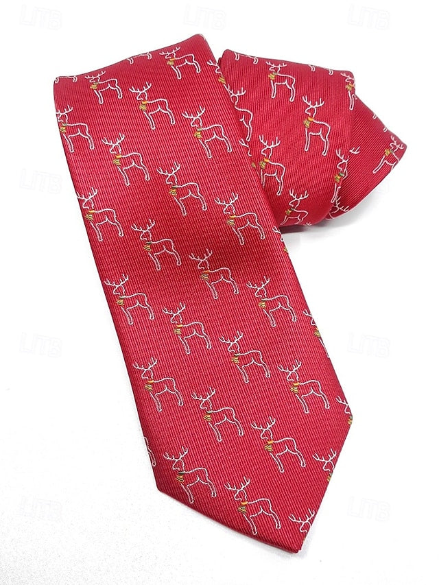 Necktie Santa Christmas Men's with