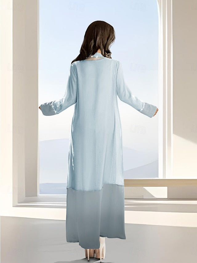 of Elegant Piece Bride Formal Mother A-Line Two the Simple Dress