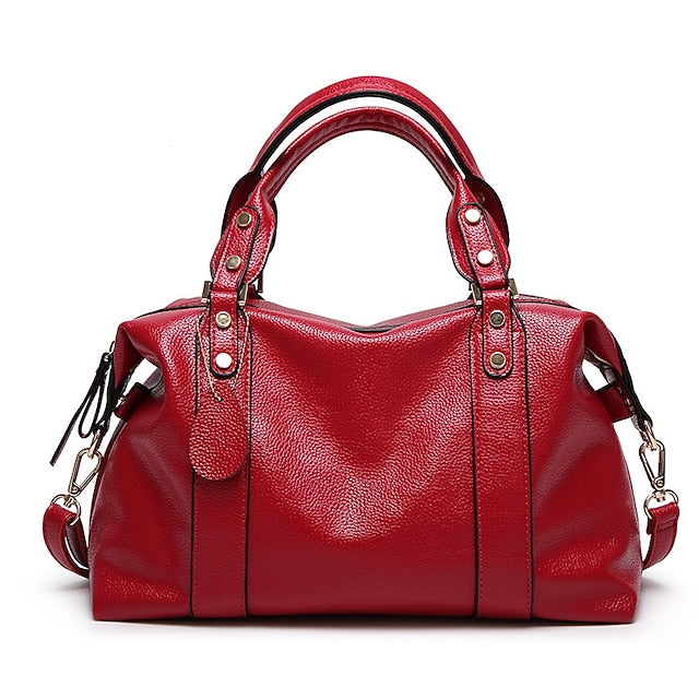 Sac à main en PU pour femme, bandoulière, Boston