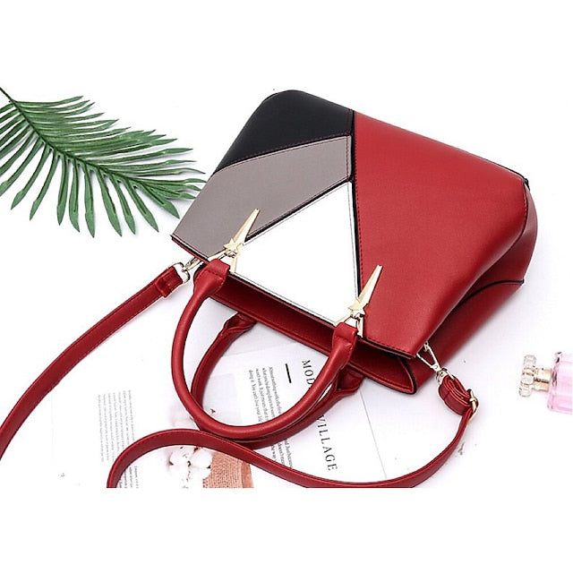 Shoulder Diaper Handbag PU Bag Women's Tote Leather