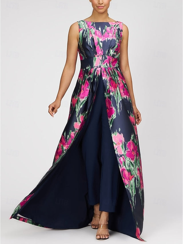 Mother of Dress Jumpsuits Bride Evening A-Line Elegant Gown the